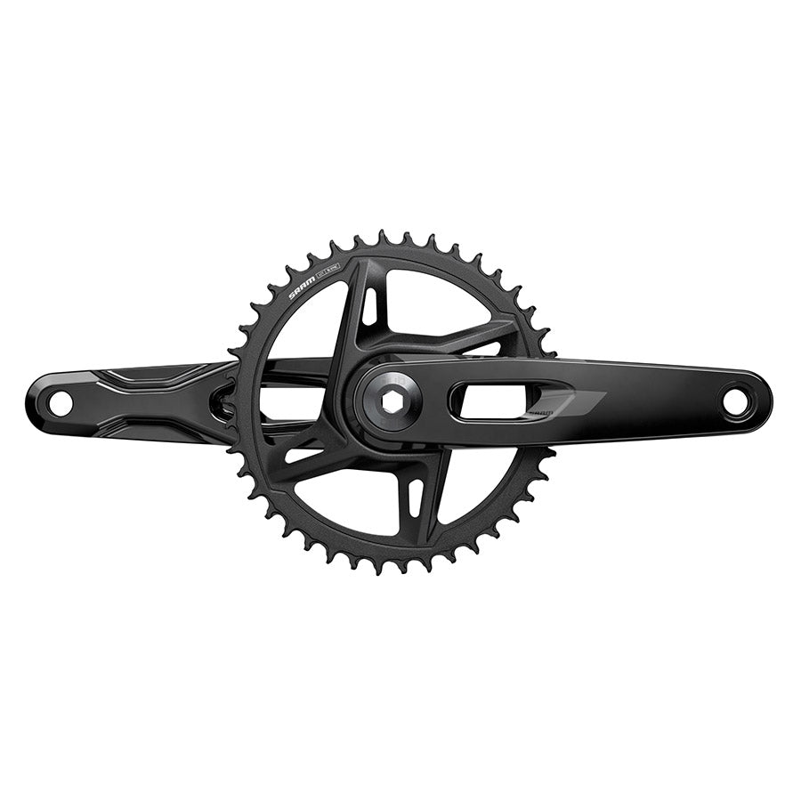 SRAM, Rival 1x XPLR E1, Crankset, Speed: 12/13, Spindle: 28.99mm, BCD: Direct Mount SRAM 8 Bolt, 42, DUB, 172.5mm, Black, Road