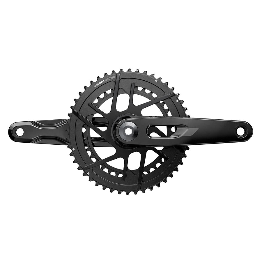 SRAM, Rival 2x E1, Crankset, Speed: 12, Spindle: 28.99mm, BCD: Direct Mount SRAM 8 Bolt, 48/35, DUB, 172.5mm, Black, Road