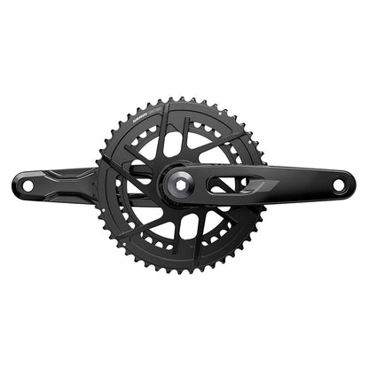 SRAM, Rival 2x E1, Crankset, Speed: 12, Spindle: 28.99mm, BCD: Direct Mount SRAM 8 Bolt, 46/33, DUB, 165mm, Black, Road