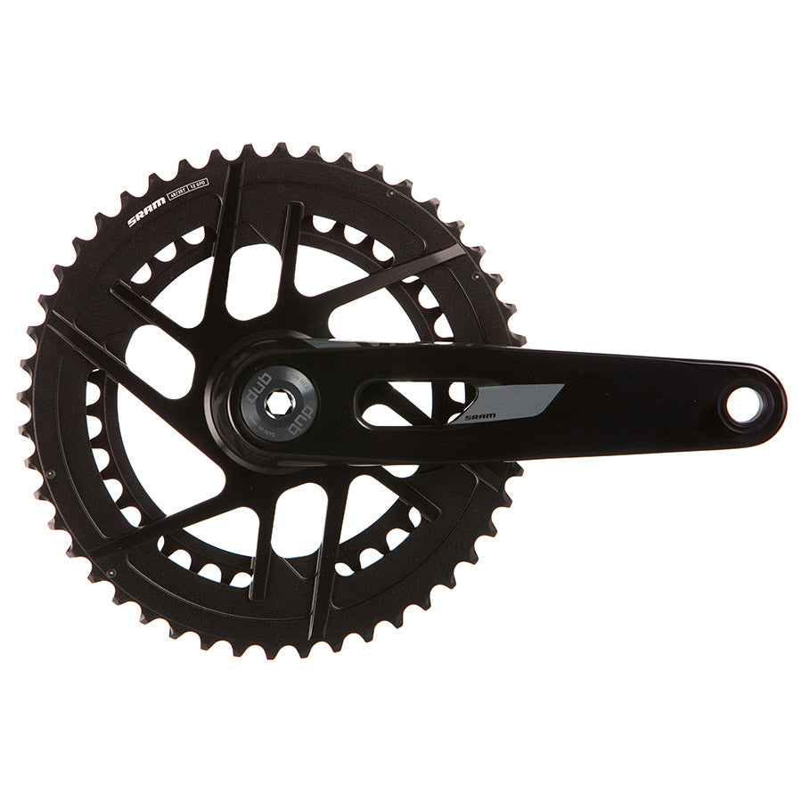 SRAM, Rival 2x Powermeter E1, Power Meter Crankset, Speed: 12, Spindle: 28.99mm, BCD: Direct Mount SRAM 8 Bolt, 48/35, DUB, 172.5mm, Black, Road