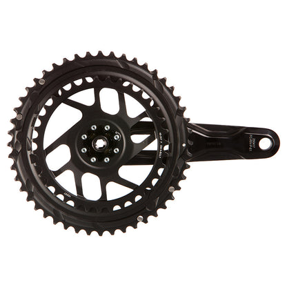 SRAM, Rival 2x Powermeter E1, Power Meter Crankset, Speed: 12, Spindle: 28.99mm, BCD: Direct Mount SRAM 8 Bolt, 48/35, DUB, 175mm, Black, Road