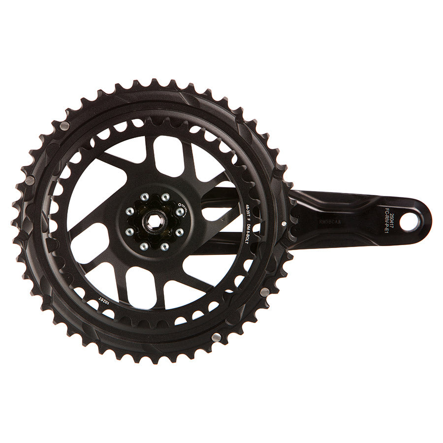 SRAM, Rival 2x Powermeter E1, Power Meter Crankset, Speed: 12, Spindle: 28.99mm, BCD: Direct Mount SRAM 8 Bolt, 48/35, DUB, 175mm, Black, Road