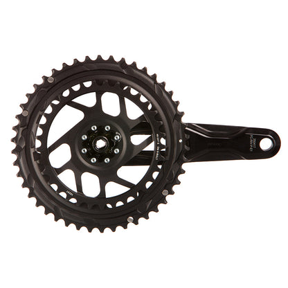 SRAM, Rival 2x Powermeter E1, Power Meter Crankset, Speed: 12, Spindle: 28.99mm, BCD: Direct Mount SRAM 8 Bolt, 46/33, DUB, 165mm, Black, Road