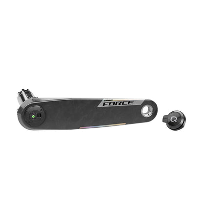 SRAM, Force E1 PM, Left Arm with Power Meter Spindle, Speed: 12/13, Spindle: 28.99mm, DUB, 165mm, Black, Road