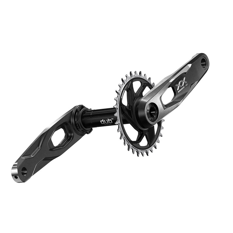 SRAM, XX Downhill CL56.5, Crankset, Speed: 7, Spindle: 28.99mm, BCD: Direct Mount SRAM 8 Bolt, 34, DUB, 160mm, Black, DH