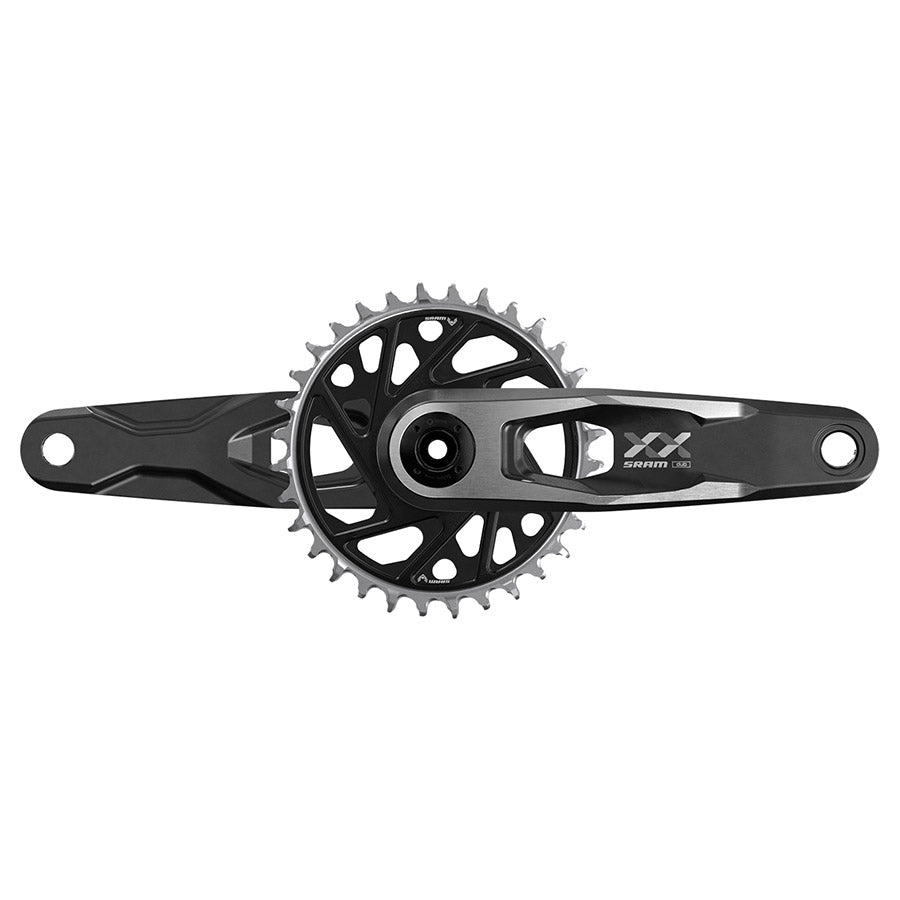 SRAM, XX Downhill CL56.5, Crankset, Speed: 7, Spindle: 28.99mm, BCD: Direct Mount SRAM 8 Bolt, 34, DUB, 150mm, Black, DH
