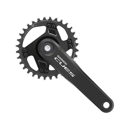 Shimano, CUES FC-U4000-1, Crankset, Speed: 9/10/11, BCD: Rivets, 32, JIS, 170mm, Black, MTB/Boost, EFCU40001CA2