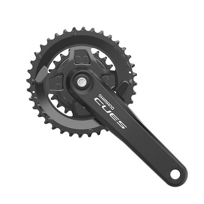 Shimano, CUES FC-U4000-2, Crankset, Speed: 9/10/11, BCD: Rivets, 22/36, JIS, 175mm, Black, MTB/Boost, EFCU40002E62X