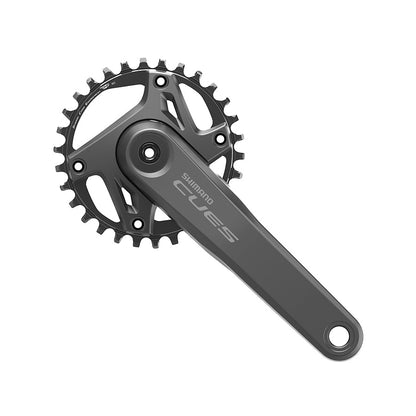 Shimano, CUES FC-U6000-1, Crankset, Speed: 9/10/11, Spindle: 24mm, BCD: 96, 30, Hollowtech II, 175mm, Black, Boost, EFCU60001EXA0
