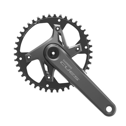 Shimano, CUES FC-U6000-1, Crankset, Speed: 9/10/11, Spindle: 24mm, BCD: 110, 42, Hollowtech II, 175mm, Black, Boost, EFCU60001EXB2X
