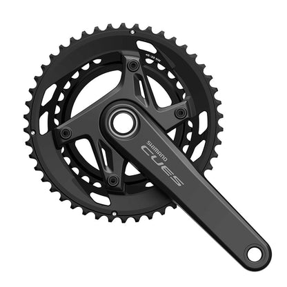 Shimano, CUES FC-U6040-2, Crankset, Speed: 9/10, Spindle: 24mm, BCD: 110, 32/46, Hollowtech II, 175mm, Black, Road Disc, EFCU60402EX62