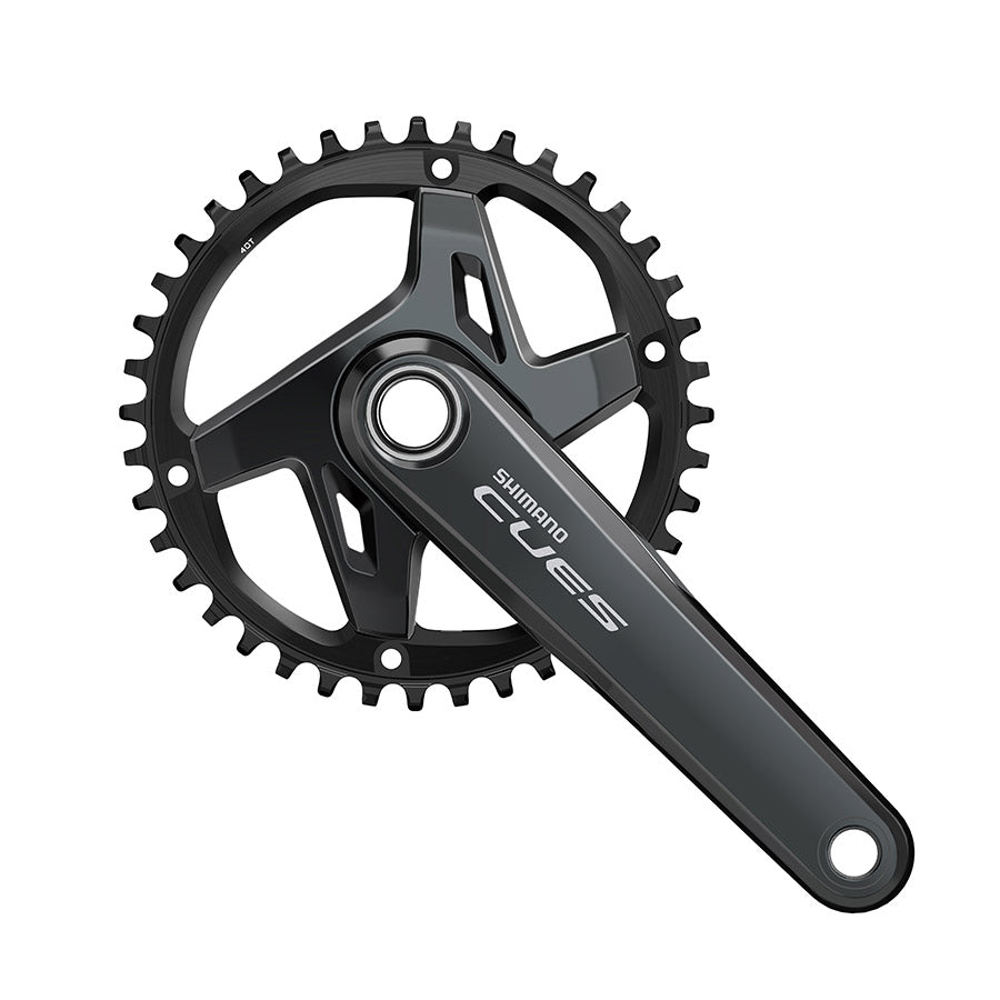 Shimano, CUES FC-U8000-1, Crankset, Speed: 9/10/11, Spindle: 24mm, BCD: 96, 40, Hollowtech II, 170mm, Black, Boost, EFCU80001CXB0X