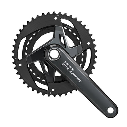 Shimano, CUES FC-U8000-2 32/46T, Crankset, Speed: 11, Spindle: 24mm, BCD: 96, 32/46, Hollowtech II, 175mm, Black, Boost, EFCU80002EX62X