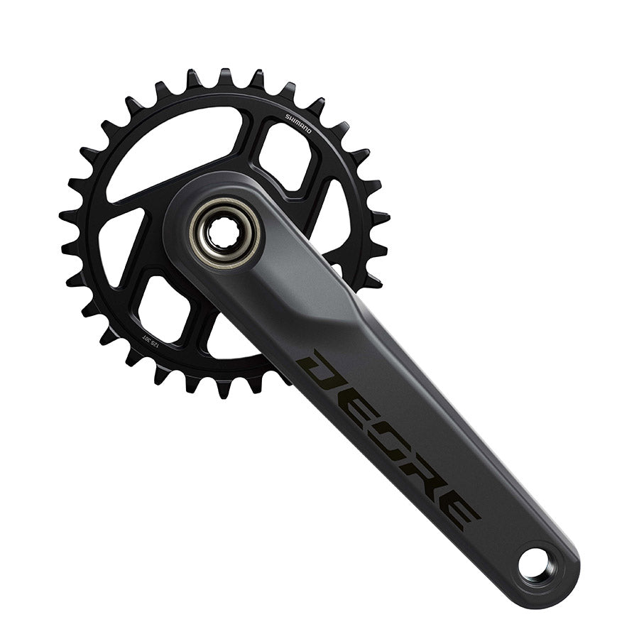 Shimano, Deore FC-M6200-1, Crankset, Speed: 12, Spindle: 24mm, BCD: Direct Mount Shimano, 30, Hollowtech II, 170mm, Black, Boost, EFCM6200CXA0