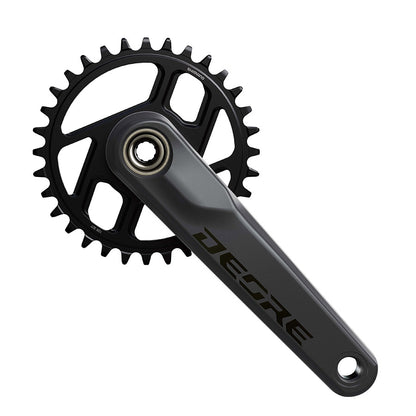 Shimano, Deore FC-M6200-1, Crankset, Speed: 12, Spindle: 24mm, BCD: Direct Mount Shimano, 32, Hollowtech II, 170mm, Black, Boost, EFCM6200CXA2