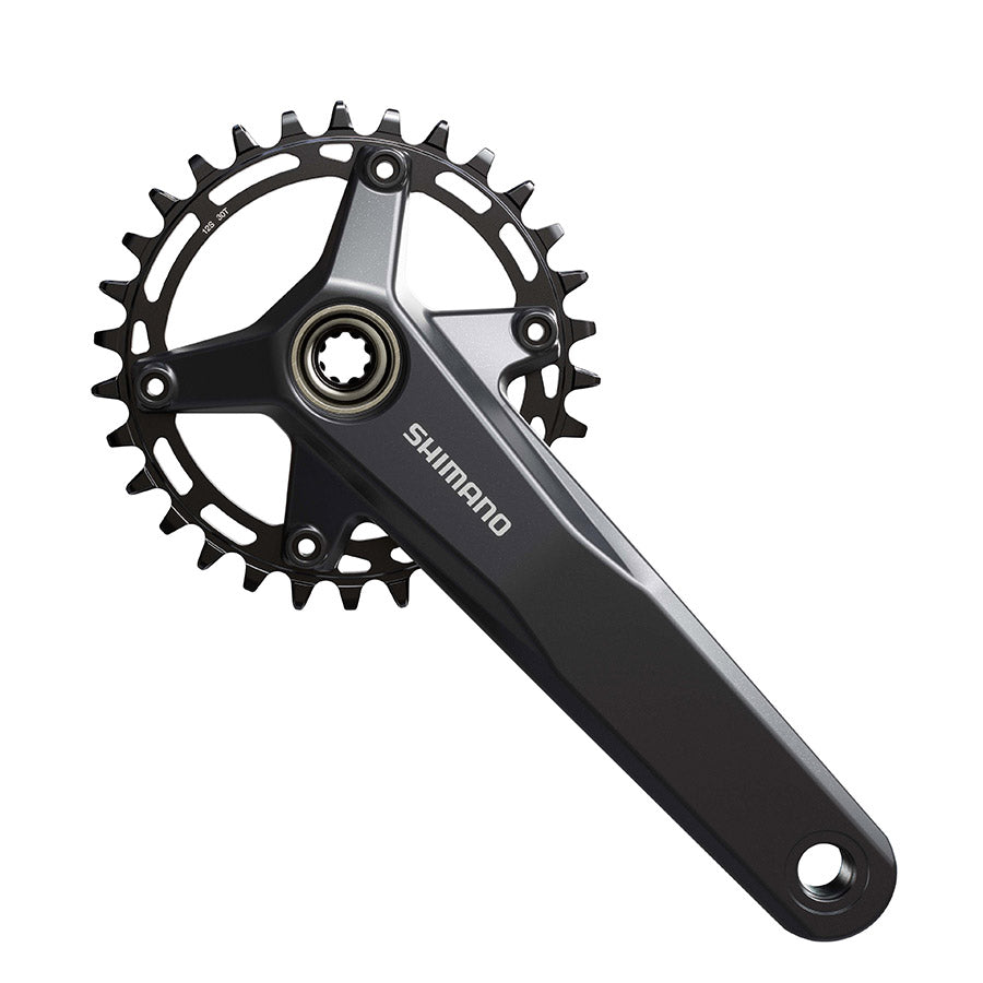Shimano, FC-MT520-1, Crankset, Speed: 12, Spindle: 24mm, BCD: Direct Mount Shimano, 30, Hollowtech II, 175mm, Black, Boost, EFCMT520EXA0