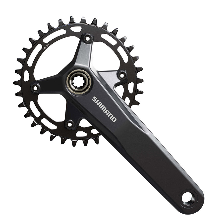 Shimano, FC-MT520-1, Crankset, Speed: 12, Spindle: 24mm, BCD: Direct Mount Shimano, 34, Hollowtech II, 175mm, Black, Boost, EFCMT520EXA4