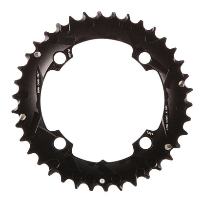 SRAM, 38T, 10 sp, BCD 104mm, 4-Bolt, Outer Chainring, For L-pin GXP, Aluminum, Black, 11.6215.188.440