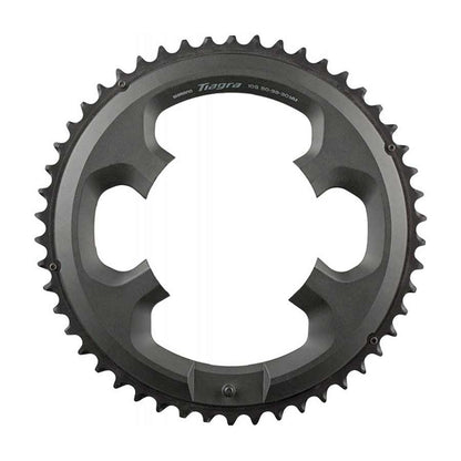 Shimano, Tiagra FC-4703, Chainring, Teeth: 50, Speed: 10, BCD: 110, Bolts: 4, Outer, Aluminum, Grey, Y1RD98030