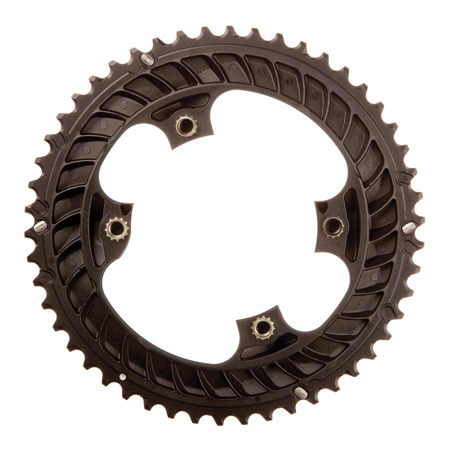 Shimano, 105 FC-R7000, Chainring, Teeth: 50, Speed: 11, BCD: 110, Bolts: 4, Outer, Aluminum, Black, Y1WV98010
