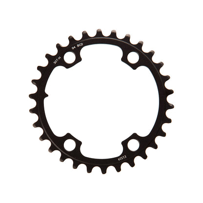 SRAM, Force AXS 2x, Chainring, Teeth: 30, Speed: 12, BCD: 94, Bolts: 4, Inner, Aluminum, Black