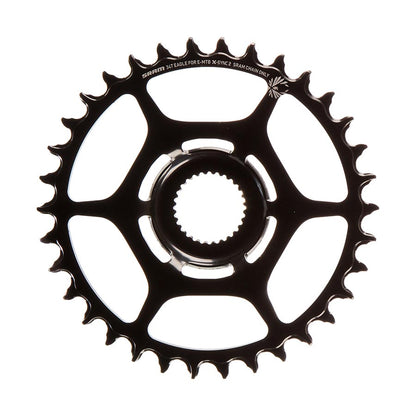 SRAM, X-SYNC 2 Bosch, Chainring, Teeth: 34, Speed: 12, BCD: Direct Mount, Single, Steel, Black