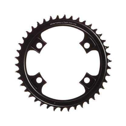 SRAM, X-SYNC 2 107mm, Chainring, Teeth: 42, Speed: 12, BCD: 107, Bolts: 4, Single, Aluminum, Grey