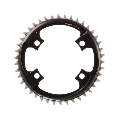 SRAM, X-SYNC 2 107mm, Chainring, Teeth: 42, Speed: 12, BCD: 107, Bolts: 4, Single, Aluminum, Black