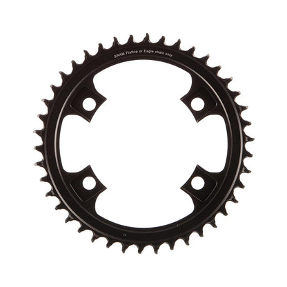 SRAM, X-SYNC 2 107mm, Chainring, Teeth: 42, Speed: 12, BCD: 107, Bolts: 4, Single, Aluminum, Black
