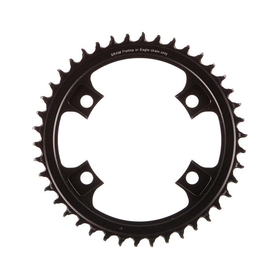 SRAM, X-SYNC 2 107mm, Chainring, Teeth: 42, Speed: 12, BCD: 107, Bolts: 4, Single, Aluminum, Black
