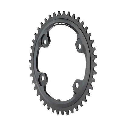 Shimano, GRX FC-RX810 1x11, Chainring, Teeth: 42, Speed: 11, BCD: 110, Bolts: 4, Single, Aluminum, Black