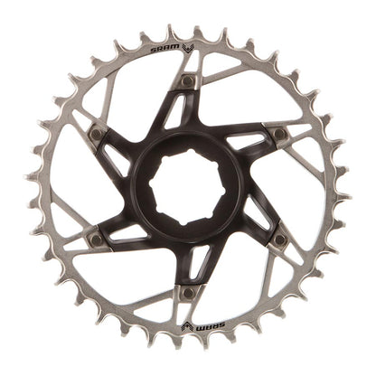 SRAM, XX Eagle T-Type DM E-MTB Brose, Chainring, Teeth: 36, Speed: 12, BCD: Direct Mount, Aluminum/Steel, Black
