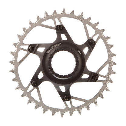 SRAM, XX Eagle T-Type DM E-MTB STEPS, Chainring, Teeth: 36, Speed: 12, BCD: Direct Mount, Aluminum/Steel, Black