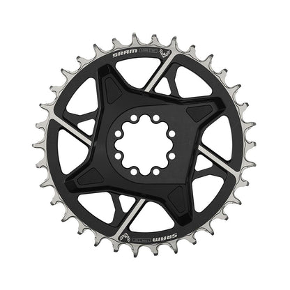 SRAM, Eagle T-Type DM X0 3mm Offset, Chainring, Teeth: 34, Speed: 12, BCD: Direct Mount, Aluminum, Black
