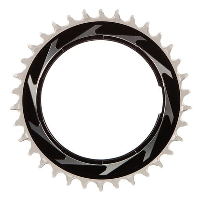 SRAM, Eagle T-Type Thread Mount 3mm Offset, Chainring, Teeth: 34, Speed: 12, BCD: Thread Mount, Aluminum, Black