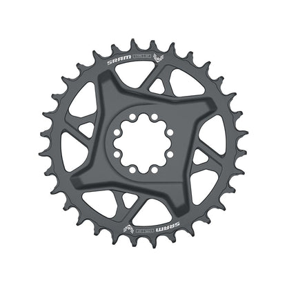 SRAM, GX Eagle T-Type DM, Chainring, Teeth: 32, Speed: 12, BCD: Direct Mount SRAM 8 Bolt, Aluminum, Grey