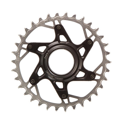SRAM, XX T-Type Fazua, Chainring, Teeth: 34, Speed: 12, BCD: Direct Mount, Aluminum/Steel, Silver