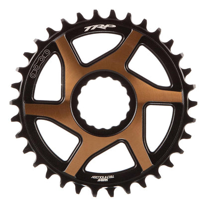 TRP, EVO 12 CR-M9050, Chainring, Teeth: 34, Speed: 12, BCD: Direct Mount, Front, Aluminum, Black