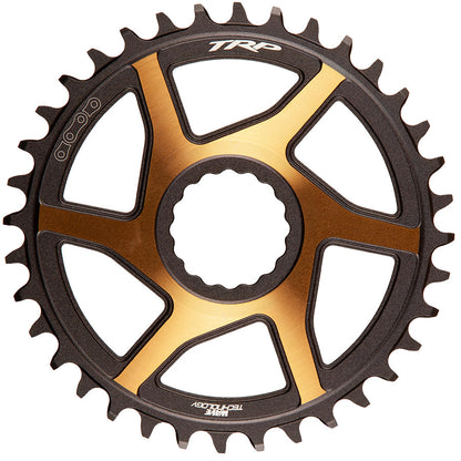 TRP, EVO 12 CR-M9050, Chainring, Teeth: 36, Speed: 12, Single, 7075 Aluminum, Black