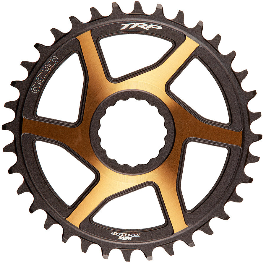 TRP, EVO 12 CR-M9050, Chainring, Teeth: 36, Speed: 12, Single, 7075 Aluminum, Black