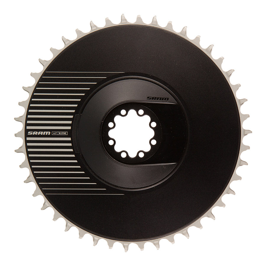 SRAM, Red E1 Aero, Chainring, Teeth: 46, Speed: 12/13, BCD: Direct Mount SRAM 8 Bolt, Black
