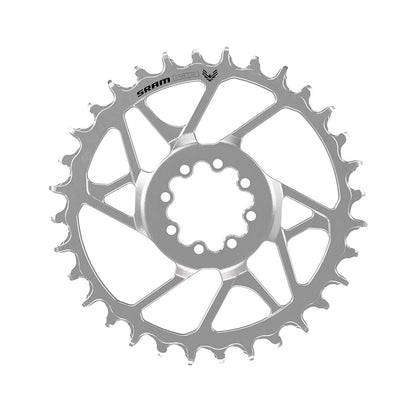SRAM, Eagle 90 8 Bolt, Chainring, Teeth: 32, Speed: 12, BCD: Direct Mount, Bolts: 8, Steel, Silver