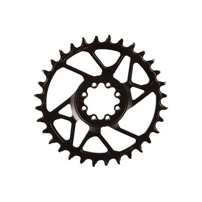 SRAM, S1000 Steel 8 Bolt, Chainring, Teeth: 32, Speed: 12, BCD: Direct Mount, Bolts: 8, Steel, Black