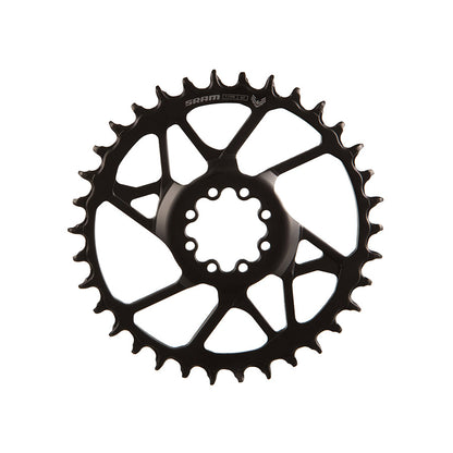 SRAM, S1000 Steel 8 Bolt, Chainring, Teeth: 34, Speed: 12, BCD: Direct Mount, Bolts: 8, Steel, Black