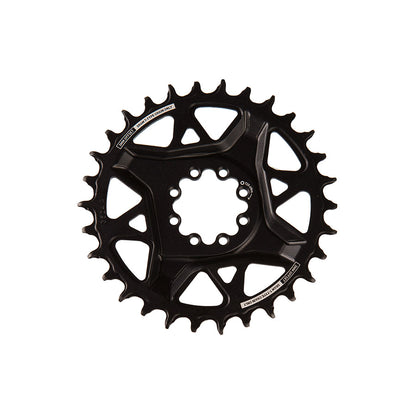 SRAM, S1000 Aluminum 8 Bolt, Chainring, Teeth: 30, Speed: 12, BCD: Direct Mount, Bolts: 8, Aluminum, Black