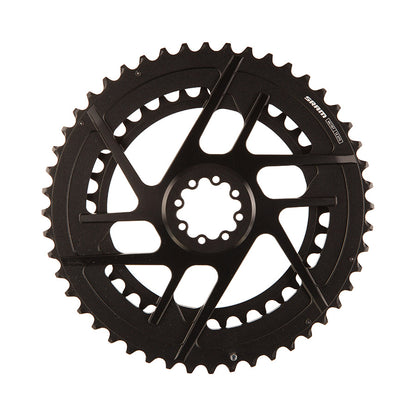 SRAM, Rival E1 2x Direct Mount, Chainring, Teeth: 48/35, Speed: 12, BCD: Direct Mount SRAM 8 Bolt, Black