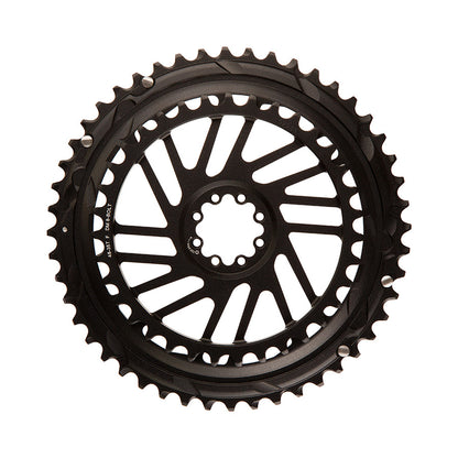 SRAM, Force E1 2x Direct Mount, Chainring, Teeth: 48/35, Speed: 12, BCD: Direct Mount SRAM 8 Bolt, Black