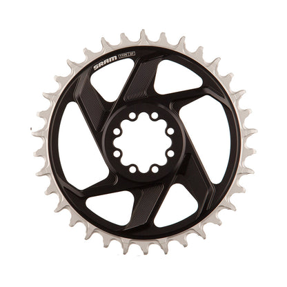SRAM, XX Downhill, Chainring, Teeth: 34, Speed: 7, BCD: Direct Mount SRAM 8 Bolt, Aluminum, Black, 11.6218.078.001