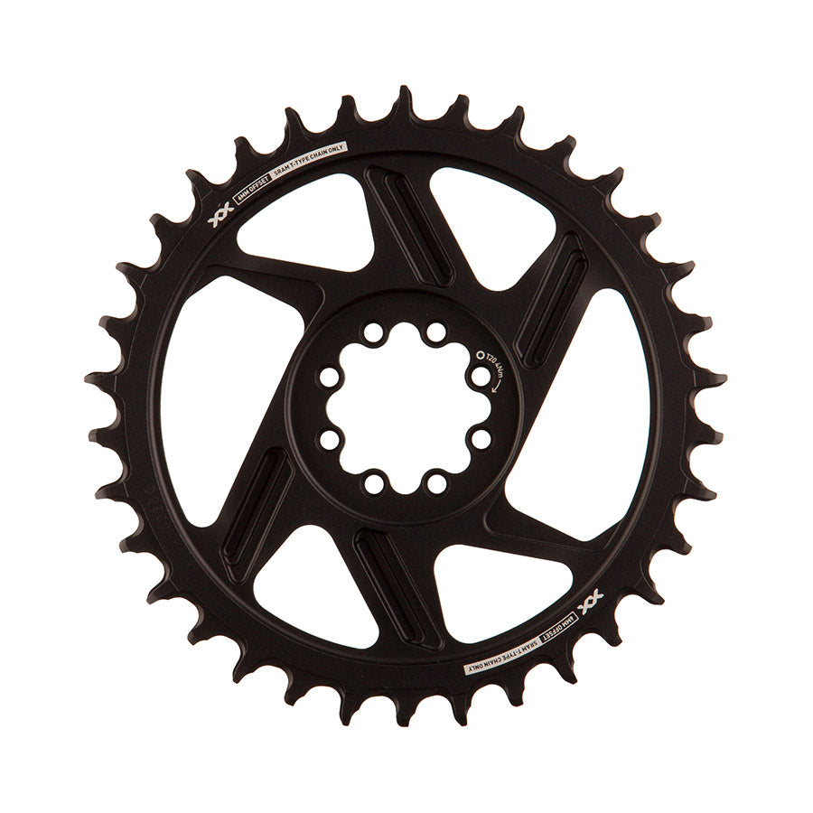 SRAM, XX Downhill, Chainring, Teeth: 34, Speed: 7, BCD: Direct Mount SRAM 8 Bolt, Aluminum, Black, 11.6218.078.001