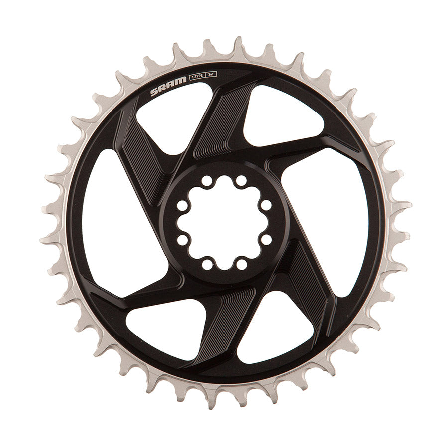 SRAM, XX Downhill, Chainring, Teeth: 36, Speed: 7, BCD: Direct Mount SRAM 8 Bolt, Aluminum, Black, 11.6218.078.002